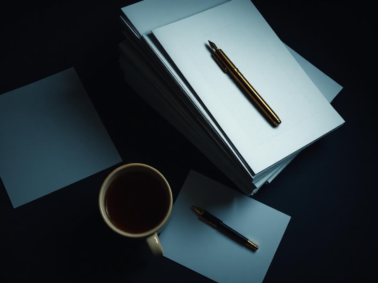 Tidy desk with an open notebook, laptop and a warm cup of tea — representing virtual administration support.